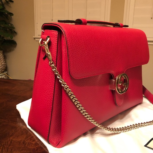 Gucci Interlocking G Satchel - Picture 5 of 13